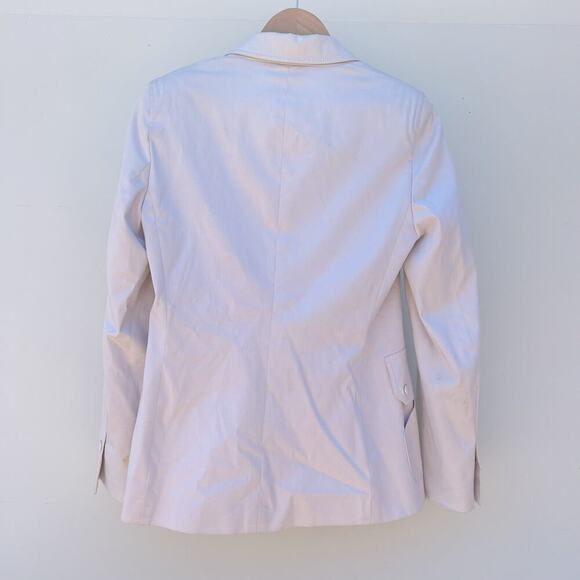 Escada White Business Blazer Jacket Cream Single Breasted Snaps 36 Small - Picture 3 of 11